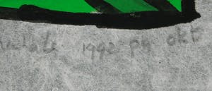 Piet Quekel - Lot van drie gouaches op rijstpapier, A spermwhale / Potvisch kopen? Bied vanaf 40!