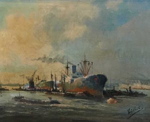 Adrianus Johannes van Eck - C4350-7, Rotterdamse Haven kopen? Bied vanaf 150!