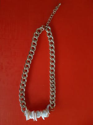 Niet of onleesbaar gesigneerd - Goud kleur Necklace met Akoya Pearl kopen? Bied vanaf 1!