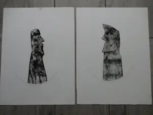 AcheterHerman Stammeshaus - Menhirs van Paaseiland I & 2 - Twee Etsen? Enchérissez de 35!