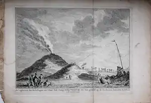 Simon Fokke - De lighamen der muitelingen van 't Oost-Ind. Comp. schip Nyenburg .... Kykduin verkocht voor € 32!