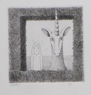 Dolf Zwerver - ets, de Eenhoorn kopen? Bied vanaf 95!