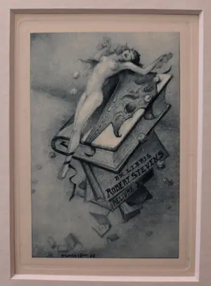 Jean Morisot - Erotisch werk. Vrouw op boek. kopen? Bied vanaf 55!