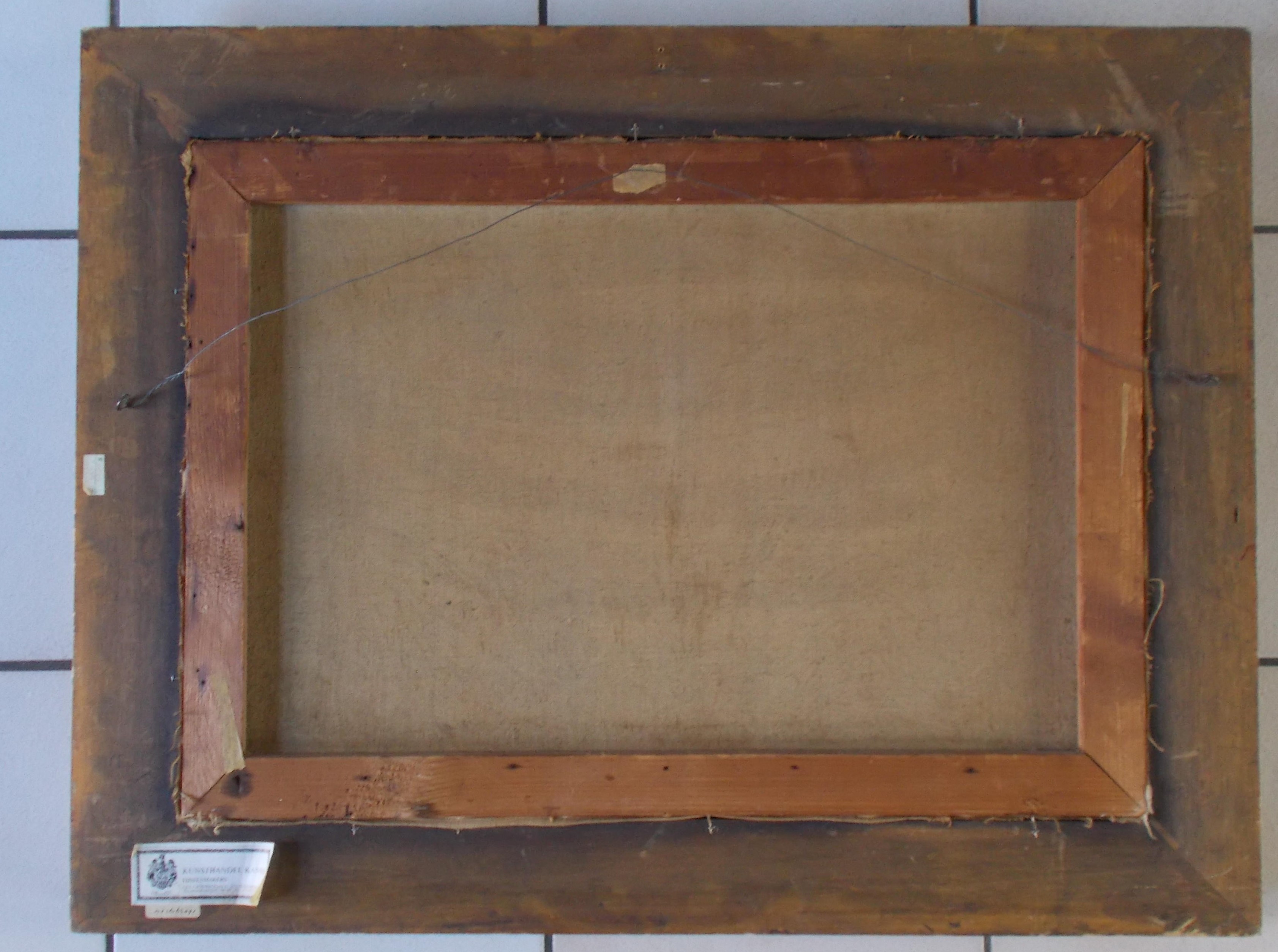 Piet Landkroon - Dorpsgezicht met wasvrouwen aan rivier kopen? Bied vanaf 275!