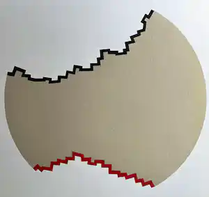 Niek Walthaus - collage op karton | 'Alfabet' | 1998 (UNIEK WERK) verkauft für € 41!