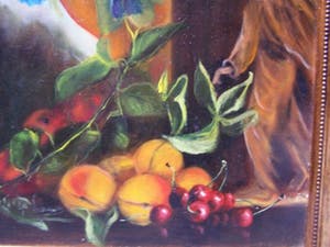 Niet of onleesbaar gesigneerd - Silleven met fruit en bloemen. kopen? Bied vanaf 10!