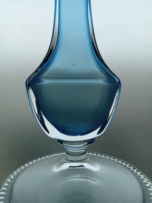 Val-Saint-Lambert - Solifore vaasje blauw kopen? Bied vanaf 1!