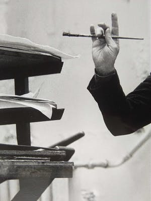 Nico Koster - Corneille schilderend. kopen? Bied vanaf 1!