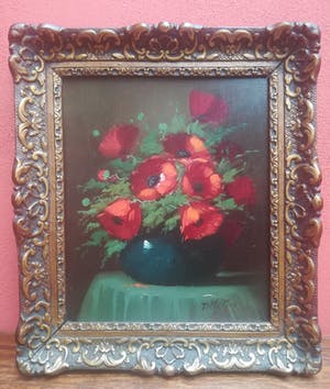 Tilly Moes - Drieluik bloemen in vaas kopen? Bied vanaf 100!