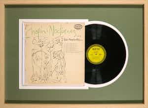 Andy Warhol - Chopin - Jan Smeterlin – Nocturnes Vol. I - Ingelijst verkocht voor € 1!