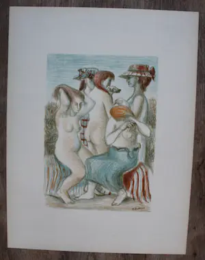 Kees Andrea - litho - de baadster kopen? Bied vanaf 35!