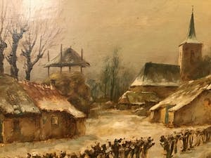 Jan Beaufort - Schaapskudde bij Laren kopen? Bied vanaf 1!