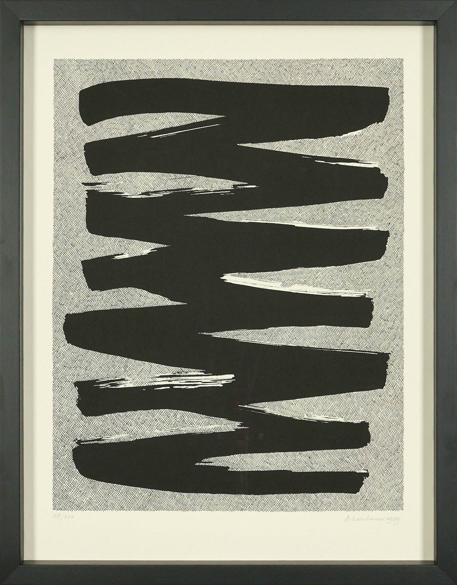 AcheterJan Schoonhoven - Prachtig zeefdruk, gesigneerd en genummerd & fraai ingelijst? Enchérissez de 1190!
