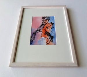 Hetty van der Linden - Tango - Passievol werk - Professioneel ingelijst kopen? Bied vanaf 10!