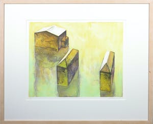 Ardi Brouwer - Litho, Een huis voor de zomer - Ingelijst kopen? Bied vanaf 1!