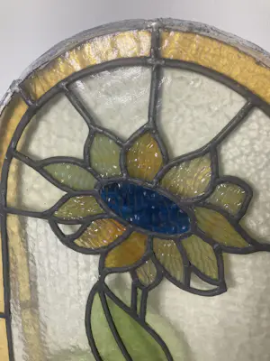 Onbekend - 5 authentieke Glas-in-Loodramen uit de jaren 1920-1930 kopen? Bied vanaf 350!