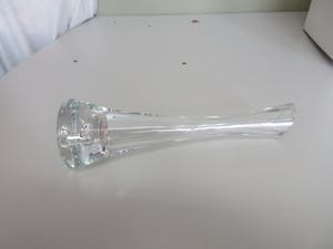 Krosno - Dikwandig kristallen solifleur vaasje kopen? Bied vanaf 24!