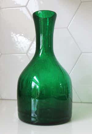 Floris Meydam - Groene Flesvaas met bubbels uit de Antiqua serie verkocht voor € 35!