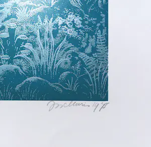 Jos Muris - Romantisch landschap, zeefdruk kopen? Bied vanaf 45!