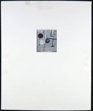 Leon Savelsberg - Gouache op papier, Grijs kopen? Bied vanaf 1!