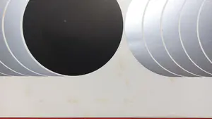 Thomas Lenk - Compositie in zwart en metallic zilver, zeefdruk kopen? Bied vanaf 35!