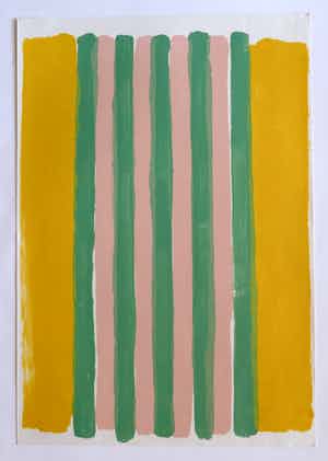 Adine Engelman - Abstracte compositie 1966 verkocht voor € 75!