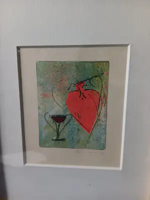 Lia van Leeuwen - In kleur geëtste kunstwerk kaufen? Bieten Sie von 20!