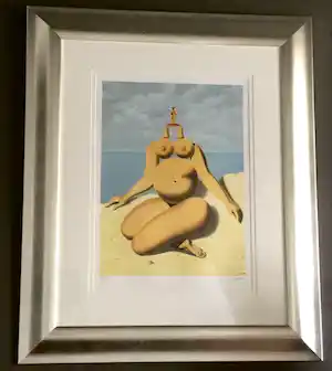 Rene Magritte - La Race Blanche verkocht voor € 450!