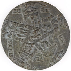 Paul Gregoire - Bronzen penning: Europa, 1957 kopen? Bied vanaf 65!