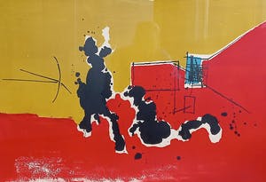 Constant - Japanese Love Call, litho (netjes ingelijst, groot) kopen? Bied vanaf 495!