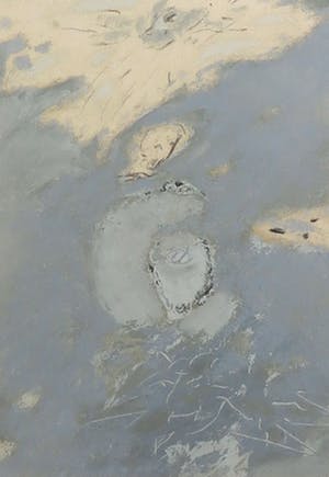 Pieter Engels - Gouache, Zonder titel - Ingelijst kopen? Bied vanaf 1!