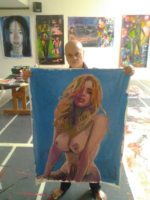 Peter Klashorst - Naakt 1 kopen? Bied vanaf 750!