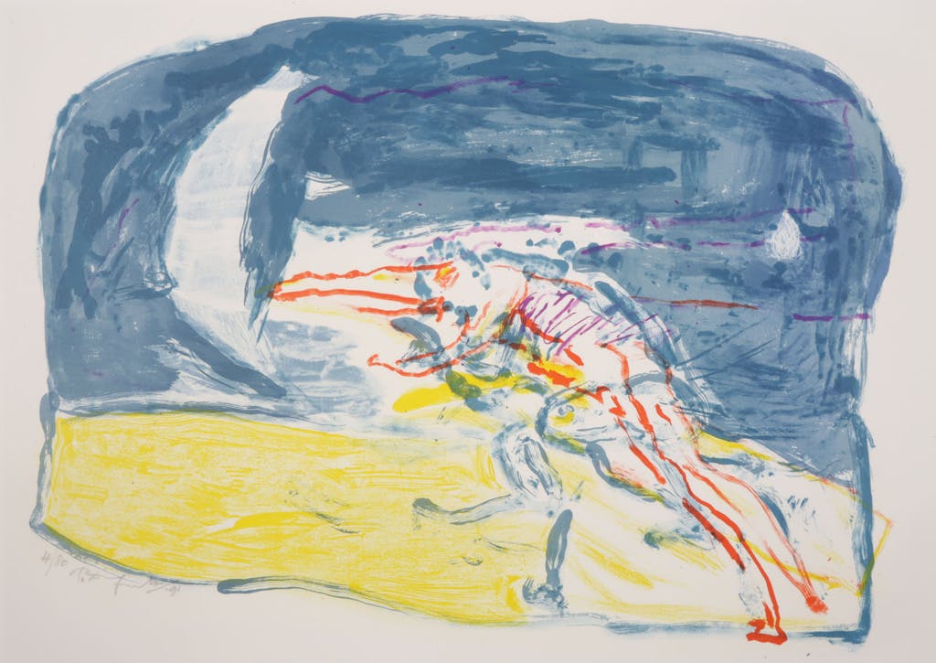 Pieter Defesche - Pieter Defesche: Litho, Hemelse en Aardse liefde II verkocht voor € 35!