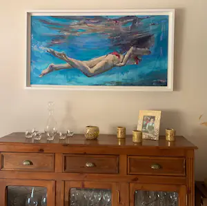 Niet of onleesbaar gesigneerd - Svømmeren kopen? Bied vanaf 1!