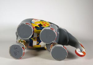 Corneille - Acryl op polyester, Elephant Parade kopen? Bied vanaf 500!