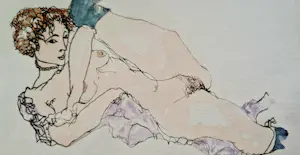 Andre Colpin - Edith, studie naar Egon Schiele kopen? Bied vanaf 40!