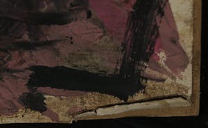 Martin Peulen - Gemengde techniek op (kranten)papier, Zonder titel kopen? Bied vanaf 10!