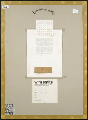 Wim Smits - Potlood, Analytical system variations - Ingelijst kopen? Bied vanaf 1!