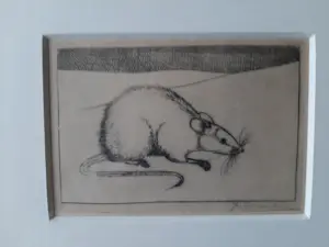 Jan Mankes - Originele Heliogravure Muis 1923 kopen? Bied vanaf 100!