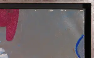 Klaas Sans - Olieverf op doek, Gombrowicz passeerde - Ingelijst kopen? Bied vanaf 1!