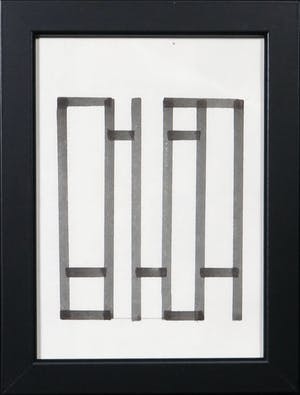 Siep van den Berg - Lot van drie abstracte composities - Ingelijst kopen? Bied vanaf 1!