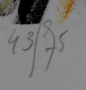 Anton Martineau - grote litho: Appassionato III - 1998 kopen? Bied vanaf 75!