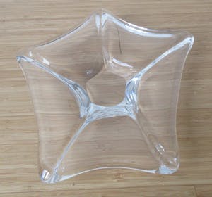 Josef Hospodka - Massieve blank kristallen Stervormige vrij gevormde schaal kopen? Bied vanaf 1!