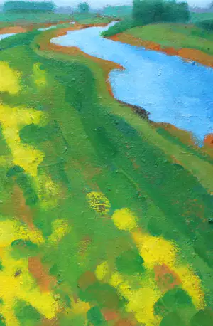 Willem Visser - Polderlandschap langs de Enkele Wiericke kopen? Bied vanaf 90!