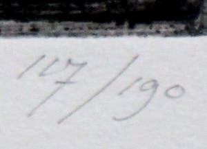 Ko Oosterkerk - Abstracte ets - 1968 kopen? Bied vanaf 50!