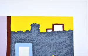 Roger Raveel - Geluidloze tuin - Zeefdruk - Gesigneerd - 42x55 cm - 1977 kopen? Bied vanaf 1350!