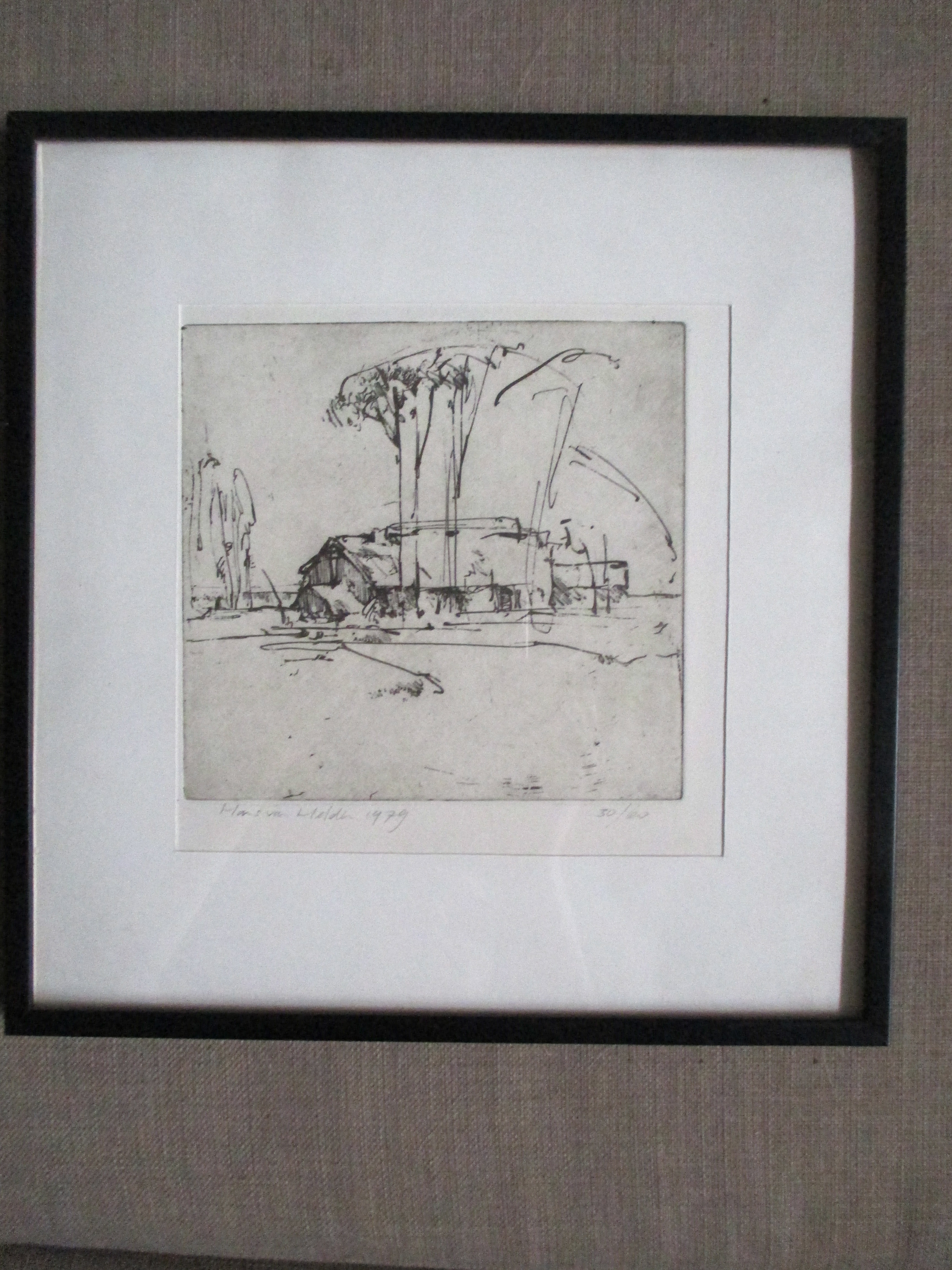 Hans van Helden - Ingelijste ets kopen? Bied vanaf 30!