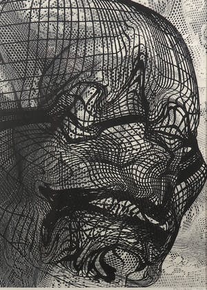 Piet van Mook - Digitale print, Zonder titel - Ingelijst kopen? Bied vanaf 1!