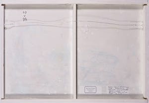 Paul Overhaus - Olieverf op board, Rood dak - Ingelijst kopen? Bied vanaf 60!