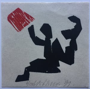 Carel Visser - houtsnede - zonder titel- 1999 kopen? Bied vanaf 95!